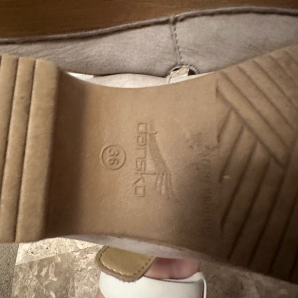 Dansko Women's Britney Taupe Nubuck -
Sensible Shoes - Picture 6 of 8